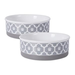 Lattice Ceramic Dog Bowls 13 thedogdaily.com