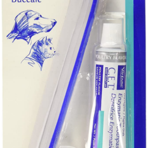 C.E.T. Duel-End Toothbrush, Fingerbrush and Enzymatic Toothpaste Oral Hygiene Kit 1 thedogdaily.com