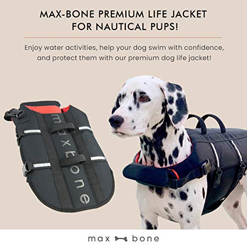 Jeeke Pet Life Jacket Dog Products Outward Adjustable with Rescue Handle
